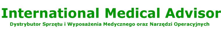 Logo International Medical Advisor Dystrybutor Sprzętu i Wyposażenia Medycznego oraz Narzędzi Operacyjnych. Hurtownia Medyczna