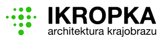 Logo IKROPKA architektura krajobrazu