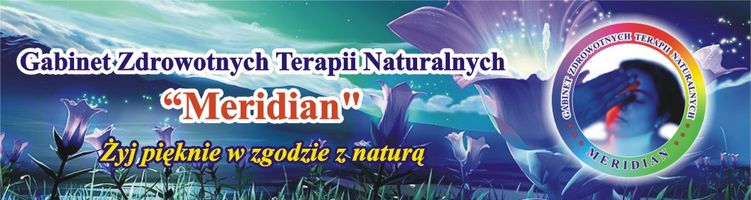 Logo Gabinet Zdrowotnych Terapii Naturalnych "Meridian" 