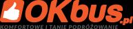 Logo OKbus.pl - bezpośredni dojazd do Modlina