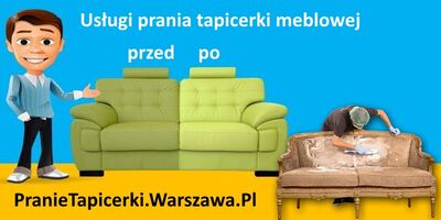 Logo Pranie i czyszczenie tapicerek meblowych Warszawa