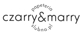 Logo Zobacz zaproszenia ślubne glamour - czarry&marry