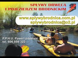 Logo "Spływy Drwęcą" PPHU Paweł Urbański
