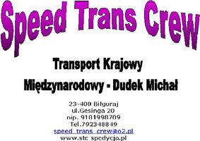 Logo Speed Trans Crew Michał Dudek