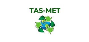 Logo Tas-Met kontenery na śmieci, skup złomu - Wrocław