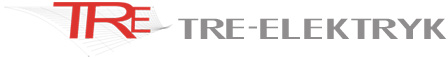 Logo TRE-ELEKTRYK - instalacje elektryczne, fotowoltaika, kompensacja mocy biernej